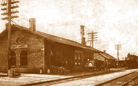 All were local railways, transporting passengers and freight north, west and east, which brought boom times and handsome homes to Port Hope in the 19th Century.