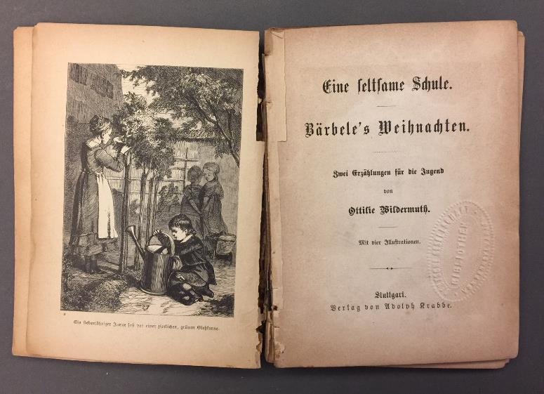 Wildermuth s works are well-represented in the German Society s library, making this little book a valuable part of our collection.