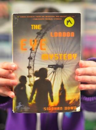 The London Eye Mystery is one of my favorite book this year. It s a mystery revolving around a brother and sister, and their cousin. I love mysteries, they are my favorite genre.