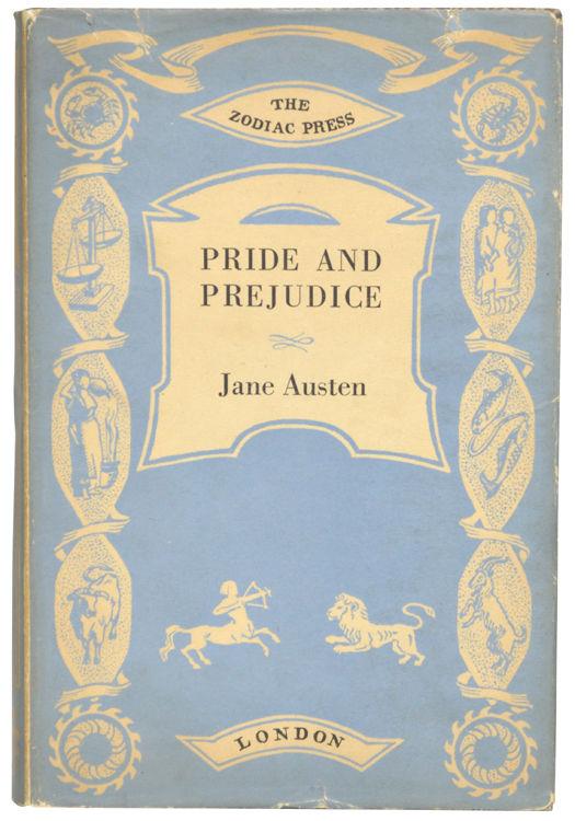42. AUSTEN (Jane). Title-page with a blue and white panel. 8vo. [211 x 140 x 28 mm]. 298, [1] pp.