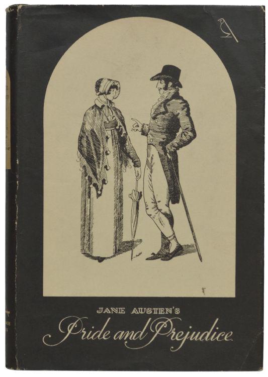 44. AUSTEN (Jane). 8vo. [186 x 120 x 18 mm]. 312pp. Bound in publisher's original black cloth, front cover and spine lettered in silver, pictorial endleaves, top edge black.