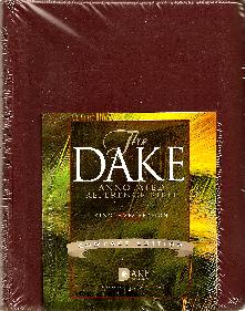 99 KJV DAKE ANNOTATED REFERENCE BIBLE COMPACT EDITION Includes: 3 column format with text and notes on the same page; complete concordance; 9000