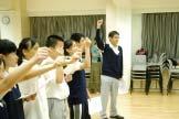 The main objective of the activity was to provide opportunity for students to act and sing in English.