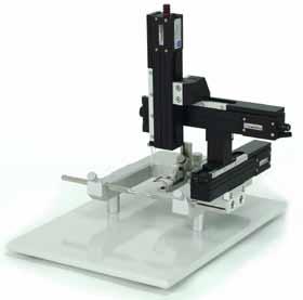 Manipulators and Microscope Mounting Systems from Scientifica Ltd. In vivo recordings and studies from thick slice preparations.
