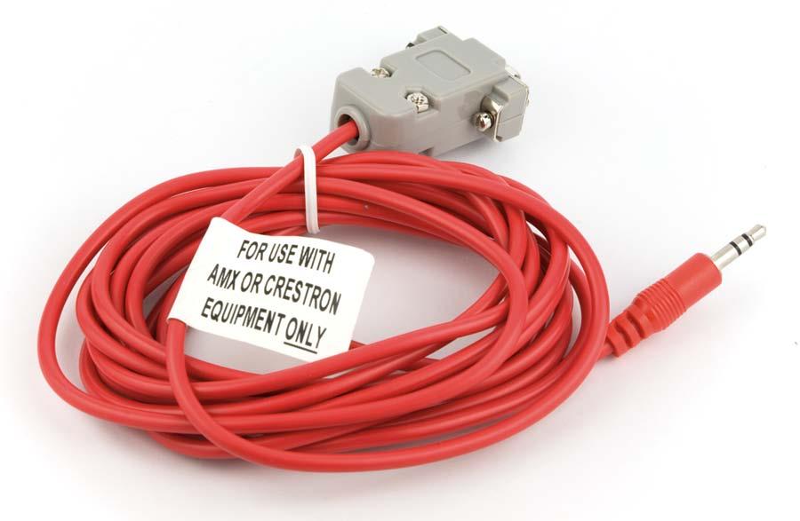 It is strictly for use with a Windows based computer system and will NOT work with Crestron or MX. Two RS232 serial cables are provided.