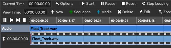 Here s what the float sequences within the RidePlayer look like: First, there is a sequence called Initialize which does nothing more that fill the front-panel display of the RidePlayer with some