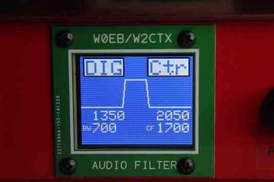 DIGital Filter: The last available filter is designed for use with most digital programs; RTTY, PSK, FT8 and others.
