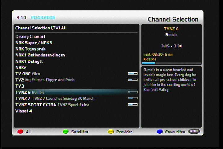 1 Single-EPG In this view you are supplied with detailed information about the currently selected channel s programming.