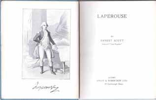 67 Scott, Ernest. LAPEROUSE. Small 4to, First Edition; pp.