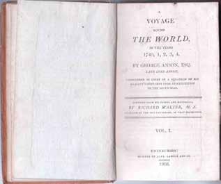77 Walter, Richard. A VOYAGE ROUND THE WORLD, In the Years 1740, 1, 2, 3, 4.