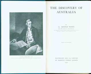 78 Wood, G. Arnold. THE DISCOVERY OF AUSTRALIA. First Edition; pp. xvi, 542(last blank), [2](adv.