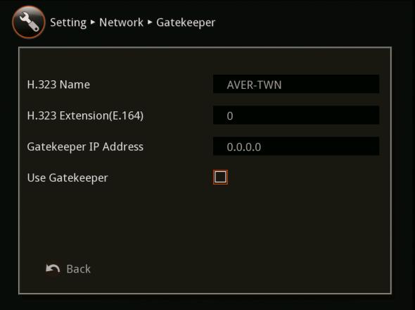 3. The Gatekeeper in AVer HVC serves the purpose of translating services from E.164 IDs to IP addresses in an H.323 network.
