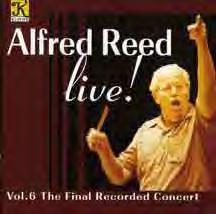 Issue: Ar-June 2006 Subscrition: 3/19/2007 to 3/18/2010 MusiClis by Ira Novoselsky The Merry Consirators (excert) by Alfred Reed Album Title: ALFRED REED LIVE!