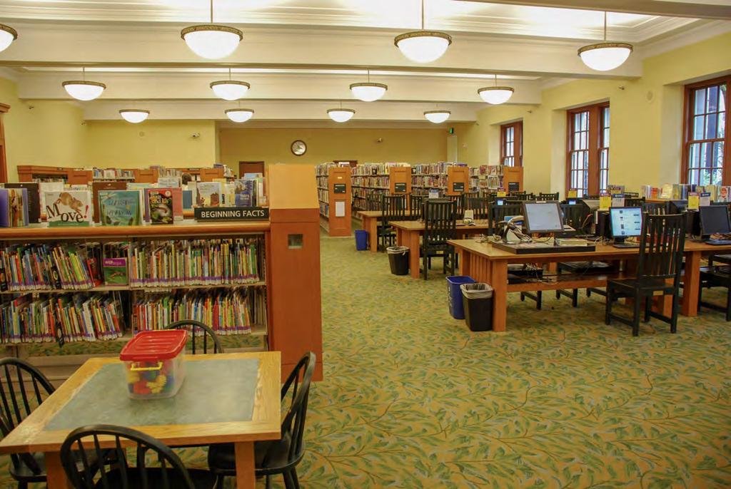 The Children s Library is a big room.