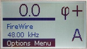 Note that if a computer is connected to the DAC202 via Firewire, the sync source and sync frequency (if applicable) have to be selected from within the Weiss Firewire IO window on the computer.