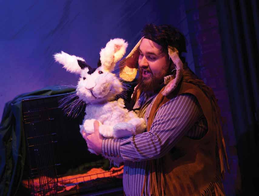 BUNNICULA Bunnicula is a pet rabbit that the puppet that the actors will use to move
