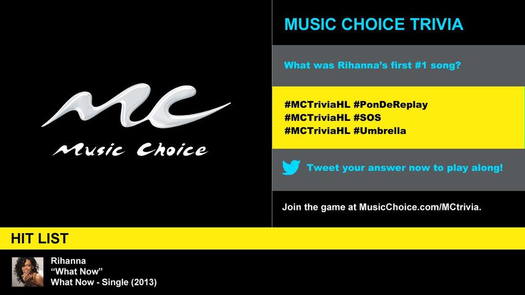 Future Interactive Programming Music Choice will introduce Trivia, inviting viewers