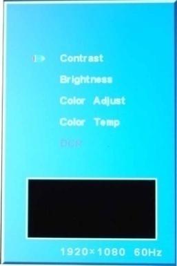 These parameters are such as Brightness, Contrast, Volume, etc.