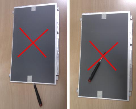 Do not put anything or tool on the panel
