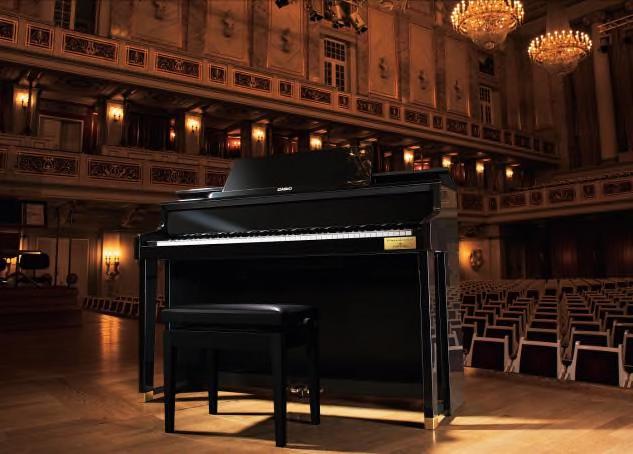With the new GP-500BP and GP-300, Casio is introducing the new CELVIANO Grand Hybrid lineup, which combines the advantages of both digital and acoustic pianos while delivering an experience like that