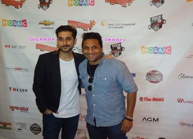 The Dr Cabbie actor Vinay Virmani (left) with Ravi Patel. The closing night had a chat session with actor Vinay Virmani on his much anticipated upcoming movie Dr.