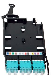 LANmark-OF ENSPACE LC Adaptor Modules ENSPACE module with 12x LC adaptors in the front Module can be easily mounted into Nexans ENSPACE patch panel Modules can be installed from front and rear of