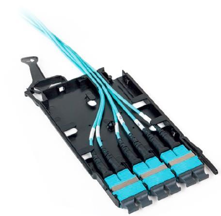 LANmark-OF ENSPACE MTP Adaptor Modules ENSPACE module with 2x,4x or 6x MTP adaptors in the front Module can be easily mounted into Nexans ENSPACE patch panel Modules can be installed from front and