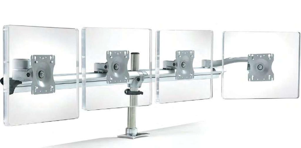 ALLURE MONITOR ARMS When you have the best modular benching and height-adjustable tables around, you ve got to ensure your work devices can keep up as well.