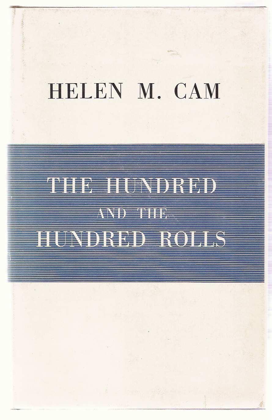 Cam, Helen M., The hundred and the hundred rolls: an outline of local government in medieval England. London: Merlin Press, 1963 (repr.; 1 st publ.