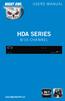 USERS MANUAL HDA SERIES 8/16 CHANNEL.