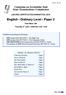 English - Ordinary Level - Paper 2