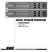 DIGITAL SPEAKER PROCESSOR DS24/DS26 User Guide Reference Manual