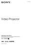 (1) Video Projector