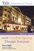 2016 India London Spring Theater Seminar