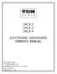 TDM 24CX-2 24CX-3 24CX-4 ELECTRONIC CROSSOVER OWNER S MANUAL A U D I O