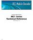 MC1 Series Technical Reference