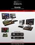 Granite. 1 M/E Live Video Production Systems. The Switcher with a Content Server. for the Best File-Based Workflow