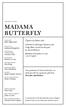 madama butterfly Opera in three acts