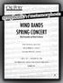Wind Ensemble and Wind Orchestra