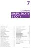 MATV, SMATV & CCTV. Contents
