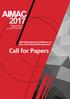 CALL FOR PAPERS, AIMAC 2017 BEIJING, CHINA