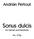 Andrián Pertout. Sonus dulcis. for Clarinet and Pianoforte. No. 375g