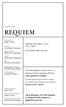 requiem Last time this season Saturday, December 2, :00 2:25 pm Metropolitan Opera Orchestra and Chorus