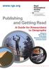 Publishing and Getting Read