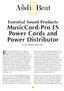 MusicCord-Pro ES Power Cords and Power Distributor