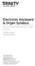 Electronic Keyboard & Organ Syllabus