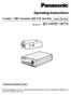 BY-HPE11KTA. Operating Instructions. Coaxial - LAN Converter with PoE function. Indoor Use Only. Model No. Attached Installation Guide