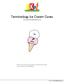 Terminology Ice Cream Cones from