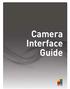 Camera Interface Guide