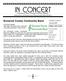 In Concert. Community Music Groups Working Together. A Newsletter of Southwestern Pennsylvania Band Partners